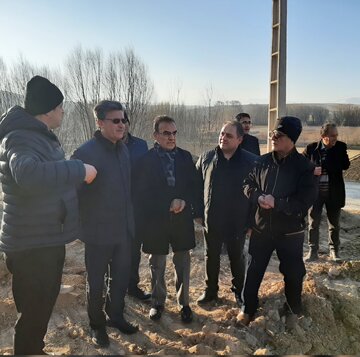 بازدید میدانی معاون ساخت و توسعه راه‌ها از محور مشگین‌شهر–اهر و کنارگذر نیر