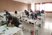ببینید | برگزاری آزمون ورود به حرفه مهندسان، کاردانهای فنی ساختمان و معماران تجربی در استان خراسان شمالی - روز دوم