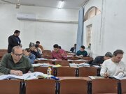 ببینید | برگزاری آزمون ورود به حرفه مهندسان، کاردانهای فنی ساختمان و معماران تجربی در استان خوزستان