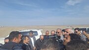 ببینید| بازدید استاندار و مدیر کل راه و شهرسازی سیستان و بلوچستان از عملیات ساخت بزرگراه زاهدان _بیرجند