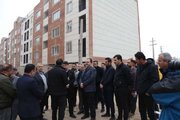 بازدید معاون هماهنگی امور عمرانی استاندار قزوین از دو سایت نهضت ملی مسکن