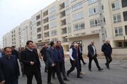 بازدید معاون هماهنگی امور عمرانی استاندار قزوین از دو سایت نهضت ملی مسکن