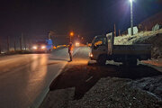 ببینید| گشت راهداری شبانه در راه‌های حوزه استحفاظی استان کرمانشاه