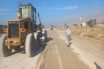 پیشرفت ۵۵ درصدی پروژه باند دوم بزرگراه اهرم-برازجان در بوشهر