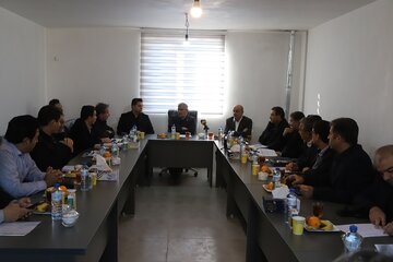 بازدید استاندار البرز از پروژه نهضت ملی مسکن شهرک ناز فردیس و برگزاری جلسه شورای مسکن استان