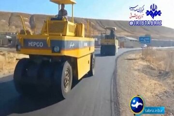 ویدئو|نونوار شدن راه‌های روستایی شهرستان هشترود در آذربایجان شرقی