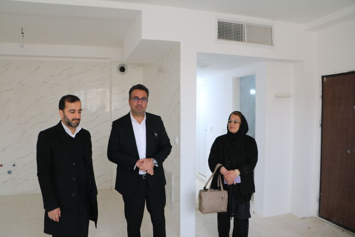 تحویل تعدادی از واحدهای پروژه ۲۴۴ واحدی نهضت ملی مسکن سهل‌آباد به متقاضیان