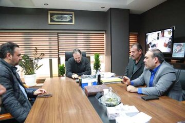 دیدار فرماندار آوج با مدیرکل راه و شهرسازی استان قزوین