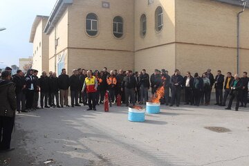 ️ویدیو | برگزاری کارگاه آموزش اطفای حریق ویژه کارکنان حراست