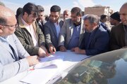 بازدید مدیر کل راه و شهرسازی اسان اصفهان از شهرهای حبیب آباد