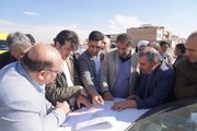 بازدید مدیر کل راه و شهرسازی اسان اصفهان از شهرهای حبیب آباد