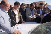 بازدید مدیر کل راه و شهرسازی اسان اصفهان از شهرهای حبیب آباد