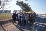 بازدید مدیر کل راه و شهرسازی اسان اصفهان از شهرهای حبیب آباد