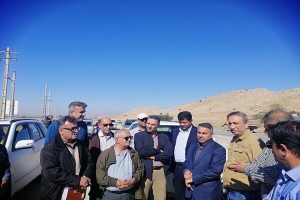 بازدید مدیرکل ساخت و توسعه راه‌های جنوب کشور به بوشهر از قطعه الف و ب پروژه احداث بزرگراه دالکی-کنارتخته
