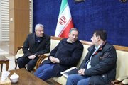 دیدار معاون وزیر راه و شهرسازی با استاندار آذربایجان‌غربی