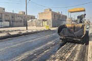 ببینید| آغاز عملیات اجرایی بهسازی و روکش آسفالت کوی سوم خرداد خرمشهر