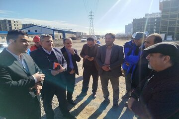 بازدید میدانی معاون هماهنگی حراست اموراستانهای وزارت راه و شهرسازی از پروژه نهضت ملی مسکن شهر اراک