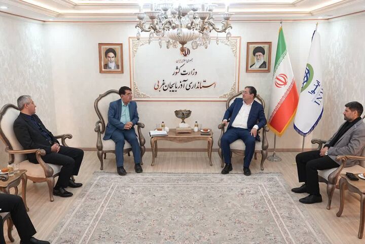 دیدار معاون وزیر راه و شهرسازی با استاندار آذربایجان‌غربی