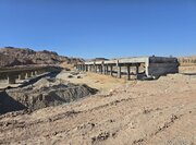 ببینید| گام بزرگ توسعه، تلاش بی وقفه اداره کل راه و شهرسازی سیستان و بلوچستان برای تکمیل پل 189 متری حرمک