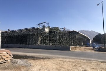 ببینید|️ پیشرفت چشمگیر پروژه تقاطع غیر همسطح مجن