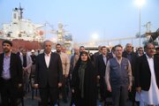 افتتاح و آغاز عملیات اجرایی ۱۴ پروژه زیرساختی، تجهیزاتی و ایمنی دریانوردی در بندر شهید بهشتی چابهار با حضور وزیر راه و شهرسازی