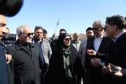 بازدید وزیر راه و شهرسازی از روند تکمیل کریدور ریلی چابهار-زاهدان