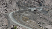 ببینید| تصاویر هوایی از جاده کلدر با ۹۲ درصد پیشرفت فیزیکی در جنوب استان سیستان و بلوچستان