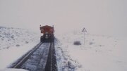 ببینید | تلاش راهداران سیستان و بلوچستان در عملیات برف روبی محورهای روستایی کوهستانی دامنه  تفتان