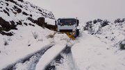 ببینید | تلاش راهداران سیستان و بلوچستان در عملیات برف روبی محورهای روستایی کوهستانی دامنه  تفتان