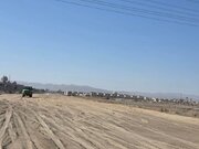 ببینید| آخرین وضعیت آماده سازی سایت طرح نهضت ملی مسکن شهرستان سیب و سوران