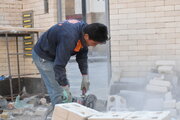 تنور داغ ساخت و ساز در سرمای زمستان؛اجرای پروژه ۹۶۸ واحدی نهضت ملی مسکن سمنان