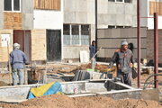 تنور داغ ساخت و ساز در سرمای زمستان؛اجرای پروژه ۹۶۸ واحدی نهضت ملی مسکن سمنان