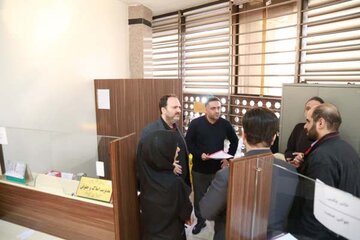 بازدید مدیر کل راه و شهرسازی استان قزوین از میز خدمت