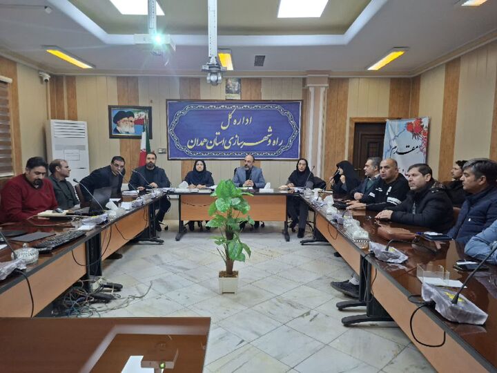 بررسی طرح جامع تفصیلی شهر گل تپه در جلسه کارشناسی کارگروه امور زیربنایی همدان