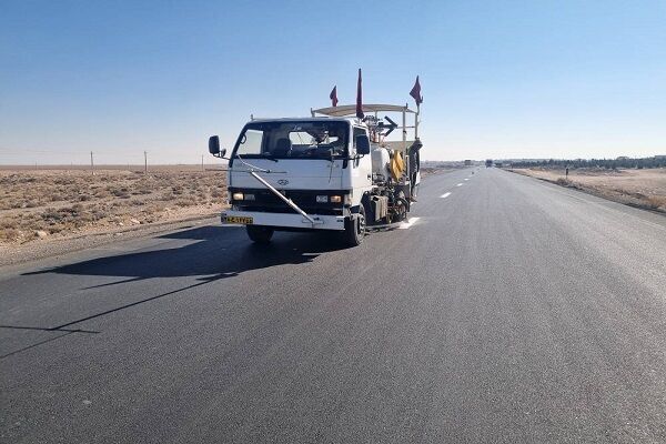 خط‌کشی بیش از ۸ هزار و ۷۰۰ کیلومتر از راه‌های استان کرمان