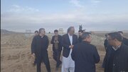 ببینید| بازدید استاندار و مدیر کل راه و شهرسازی سیستان و بلوچستان از عملیات ساخت بزرگراه زاهدان- بیرجند
