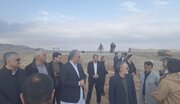 ببینید| بازدید استاندار و مدیر کل راه و شهرسازی سیستان و بلوچستان از عملیات ساخت بزرگراه زاهدان- بیرجند