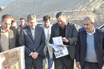 بازدید استاندار از گردنه آبنیل 1404.11.8