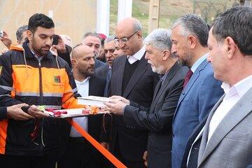 ️مراسم آغاز بهره‌برداری از مسیر تردد خودرو‌های کاپوتاژ در پایانه مرزی خسروی