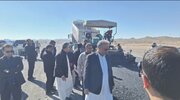 ببینید| بازدید استاندار، معاون عمرانی و مدیر کل راه و شهرسازی سیستان و بلوچستان از عملیات ساخت بزرگراه زاهدان-خاش