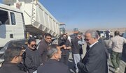 ببینید| بازدید استاندار، معاون عمرانی و مدیر کل راه و شهرسازی سیستان و بلوچستان از عملیات ساخت بزرگراه زاهدان-خاش