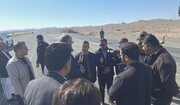ببینید| بازدید استاندار، معاون عمرانی و مدیر کل راه و شهرسازی سیستان و بلوچستان از عملیات ساخت بزرگراه زاهدان-خاش