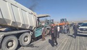 ببینید| بازدید استاندار، معاون عمرانی و مدیر کل راه و شهرسازی سیستان و بلوچستان از عملیات ساخت بزرگراه زاهدان-خاش