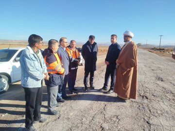 بازدید مدیرکل راهداری فارس از محور شهرستان‌های مرودشت، سعادت شهر و پاسارگاد