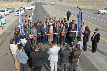 بهره‌برداری از ۴.۵ کیلومتر باند دوم محور جیرفت–بلوک–فاریاب–زیارتعلی با اعتبار ۲۱۰۰ میلیارد ریال