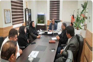نشست تخصصی بین‌دستگاهی در دفتر معاون توسعه اداره کل راهداری جنوب کرمان