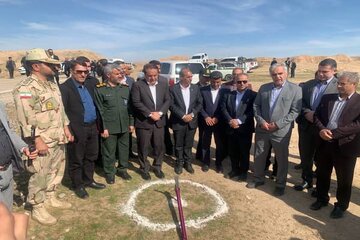 آغاز عملیات اجرایی پروژه قطعه اول راه‌سازی پایانه مرزی چیلات در دهلران استان ایلام
