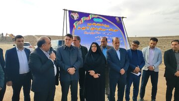 آیین کلنگ‌زنی پروژه احداث باند دوم محور بافت–سیرجان به طول ۱۲ کیلومتر