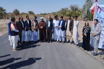 افتتاح پروژه روکش آسفالت محور روستایی جلگه - باغنیل با اعتبار بالغ بر ۱۰۰ میلیارد تومان