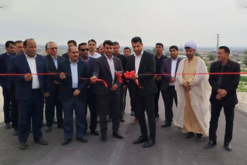 افتتاح روکش آسفالت ۱۴ کیلومتر راه روستایی پارسیان در هرمزگان